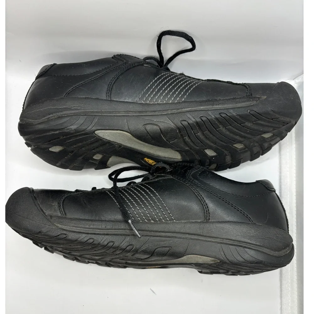 KEEN Finlay Men's Shoes Leather Athletic Hiking Outdoors - Size 11.5 Black
